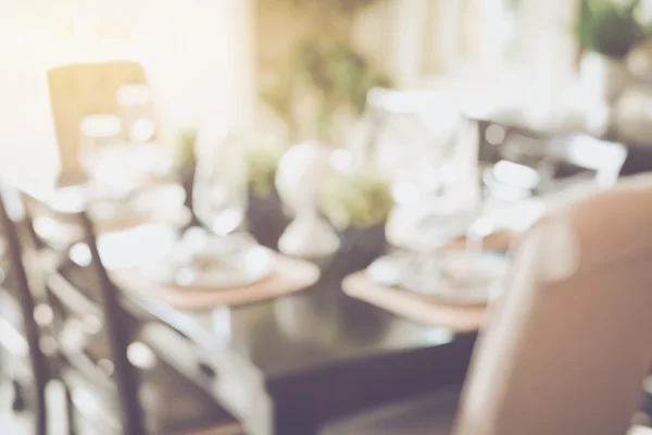 Blurred Dining Room — Stock Photo, Image