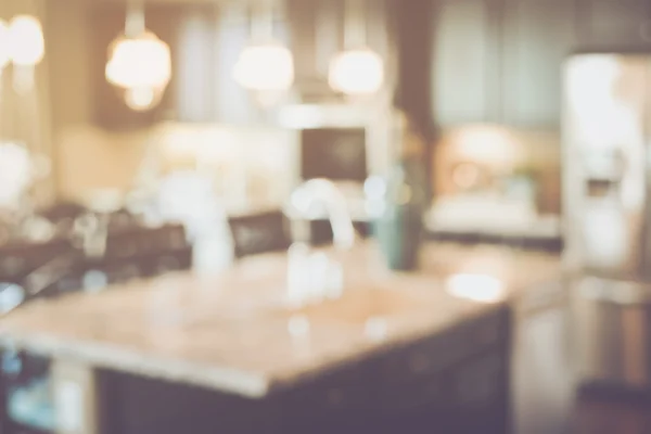 Blurred Modern Kitchen — Stock Photo, Image