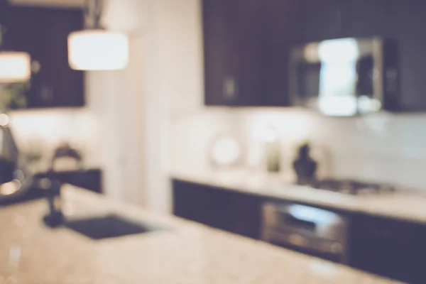 Blurred Modern Kitchen — Stock Photo, Image