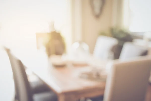 Sala da pranzo offuscata — Foto Stock