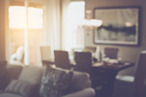 Blurred Dining Room — Stock Photo, Image