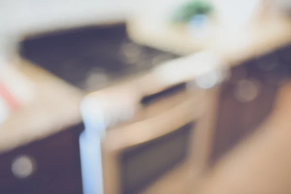 Blurred Modern Kitchen — Stock Photo, Image