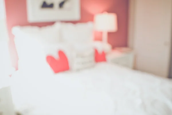 Wazig meisje slaapkamer — Stockfoto