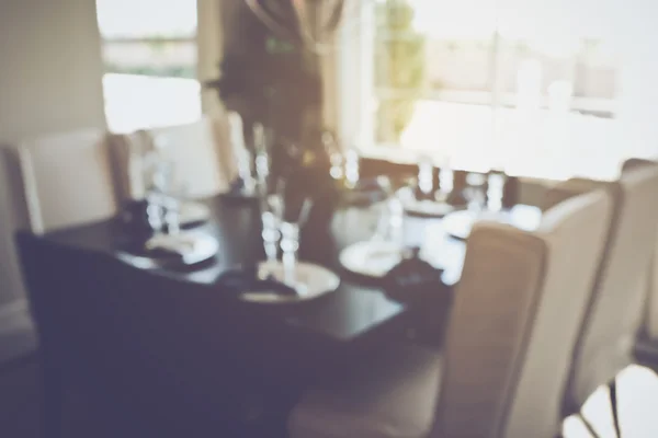 Blurred Dining Room — Stock Photo, Image