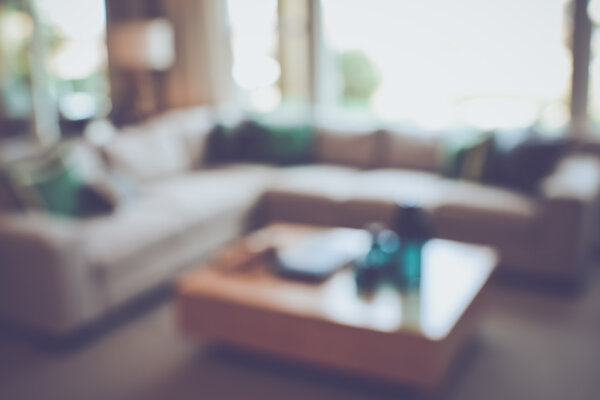 Размытая живая комната
