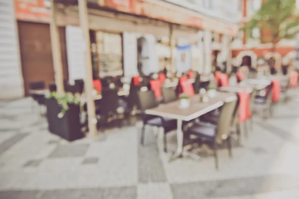 ぼやけた空カフェ — ストック写真