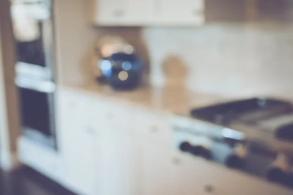 Blurred Kitchen Stove — Stock Photo, Image