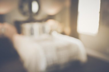 Blurred Master Bedroom  as background