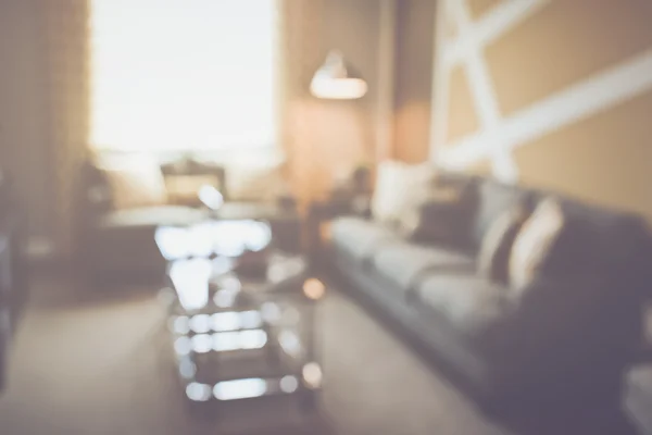 Blurred Living Room with Couches  as background — Stock fotografie