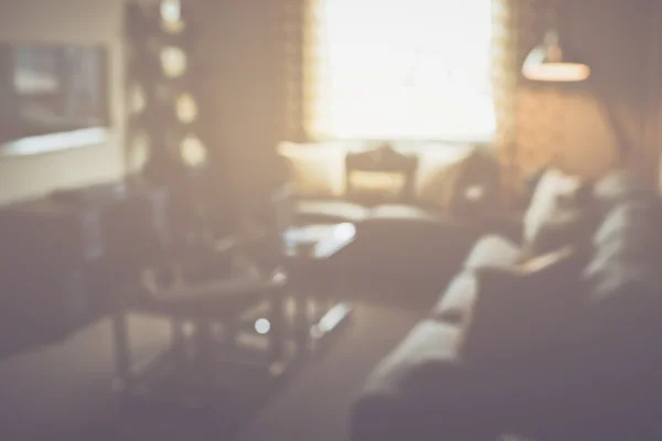 Blurred Living Room with Television  as background — Stok fotoğraf