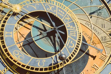 Detail of the astronomical clock