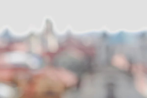 Blurred Rooftops in Prague — Stock Photo, Image