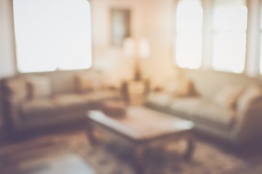 Blurred Modern Living Room