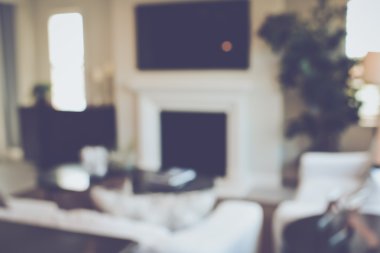 Bulanık oturma odası