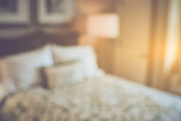 Blurred Bedroom as background — Stock Photo, Image