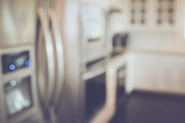 Bulanık modern mutfak