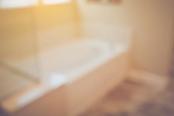 Blurred Bathroom with Bath Tub — Stock Photo, Image