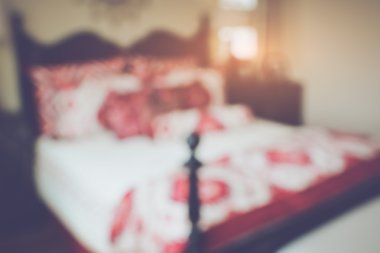 Bulanık yatak yatak ve komidin