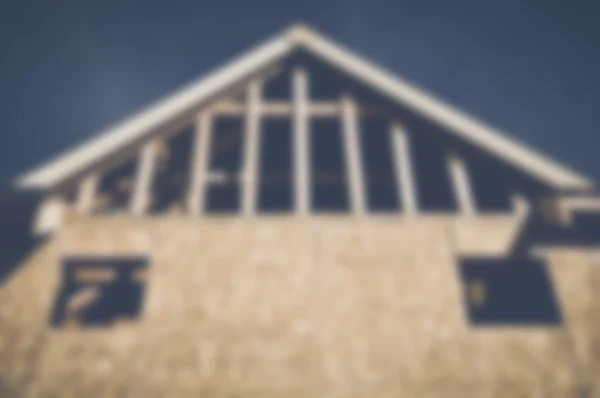 Bulanık ev inşaat altında — Stok fotoğraf