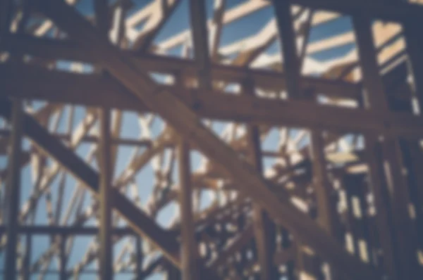 Blurred Home Under Construction — Stock Image Blurred Home Under Construction Stock Picture