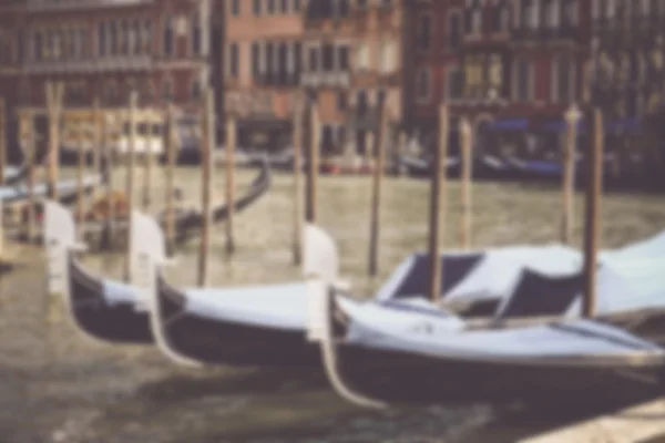 Blurred Gondola in Venice Italy — Stock Photo, Image