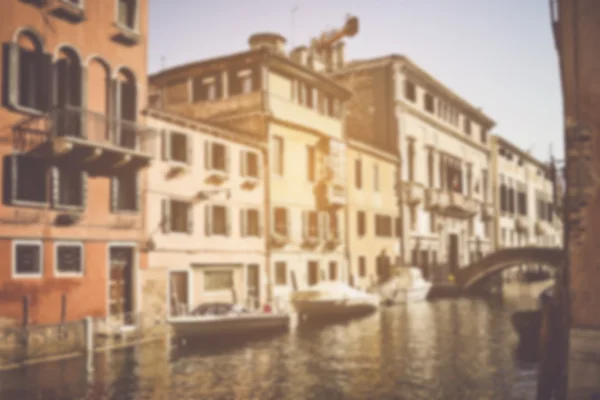 Wazig Venetië Italië Canal — Stockfoto