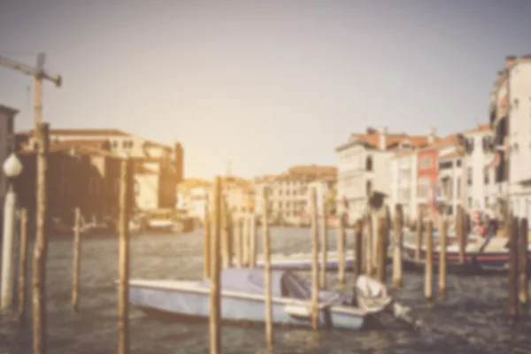 Canal flou de Venise Italie — Photo
