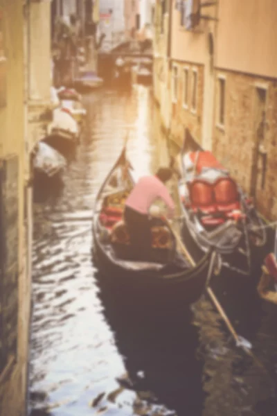 Wazig Venetië Italië Canal — Stockfoto