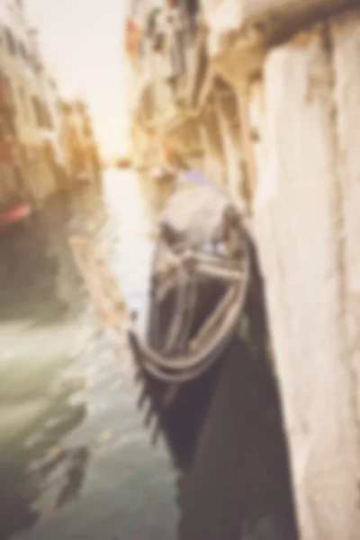 Blurred Gondola in Venice — Stock Photo, Image