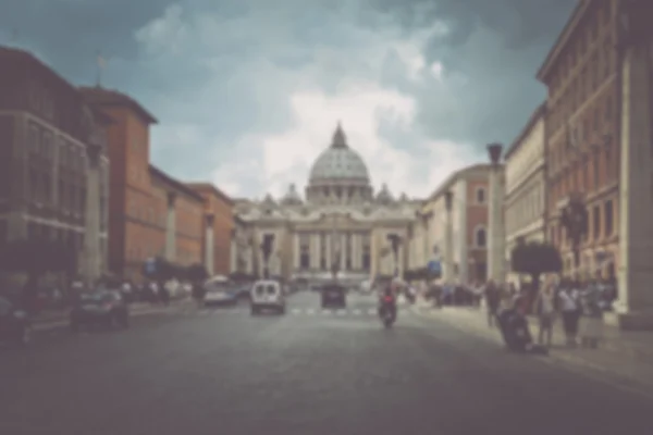 Blurred Image of the Vatican — Stock Photo, Image