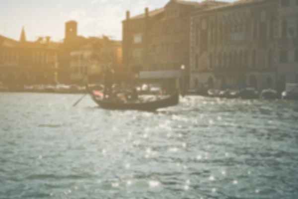 Wazig Venetië Italië Canal — Stockfoto