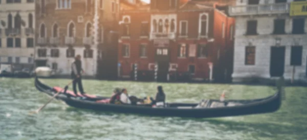 Suddig Venedig Italien Canal — Stockfoto