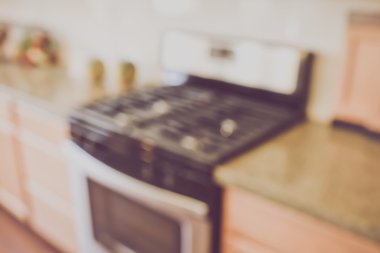 Blurred Modern Kitchen clipart