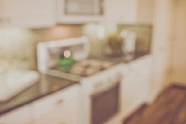 Blurred Kitchen Stove Burner — Stock Photo, Image