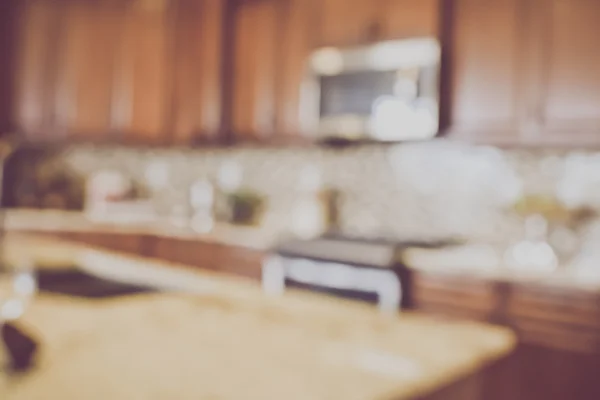 Blurred Modern Kitchen Interior — Stock Photo, Image