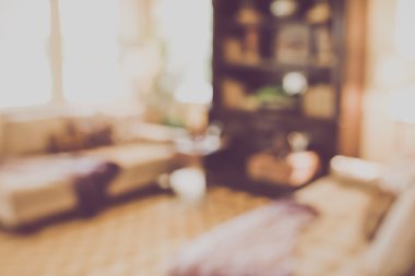 Bulanık oturma odası kanepe