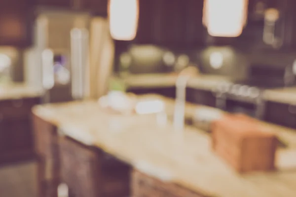 Blurred Modern Kitchen Interior — Stock Photo, Image