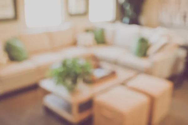 Blurred Living Room with Couches — Stock Photo, Image