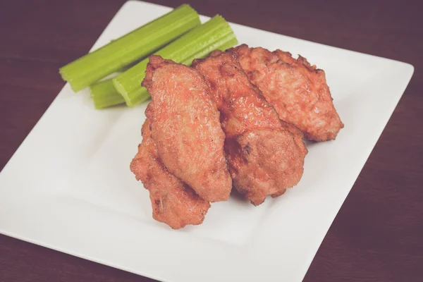 Buffalo kippenvleugeltjes — Stockfoto