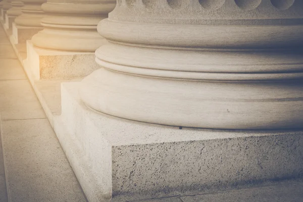 Stone pillars of old building — Stock Photo, Image