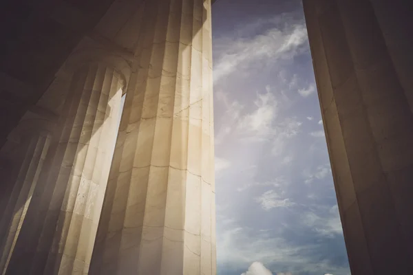 Stone pillars of old building — Stock Photo, Image