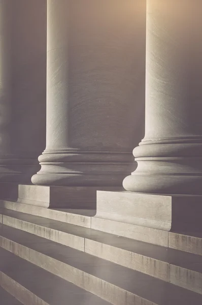 Stone pillars of old building — Stock Photo, Image