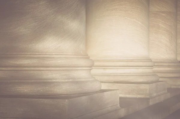 Stone pillars of old building — Stock Photo, Image