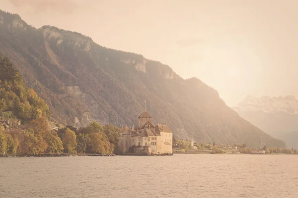 Ženevské jezero Švýcarsko — Stock fotografie