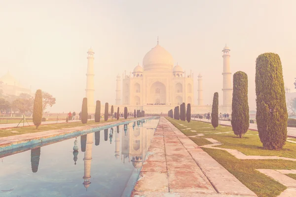 Taj Mahal en Agra India —  Fotos de Stock