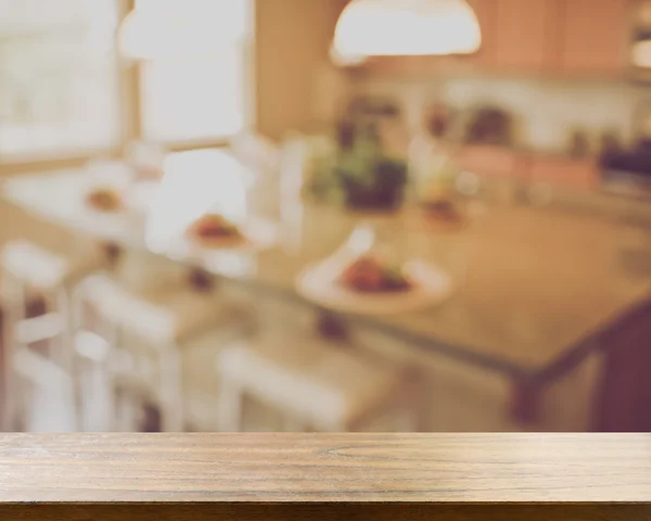 Interno della cucina moderna offuscata — Foto Stock