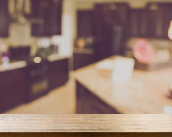 Bulanık Modern mutfak iç — Stok fotoğraf