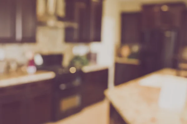 Blurred Modern Kitchen Interior — Stock Photo, Image