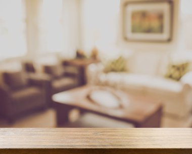 Bulanık oturma odası kanepe