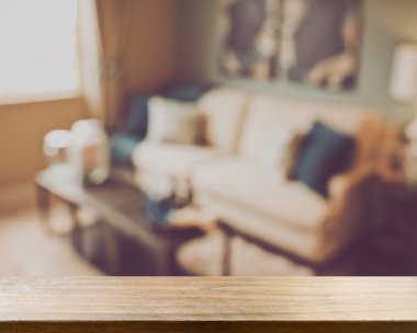 Bulanık oturma odası kanepe